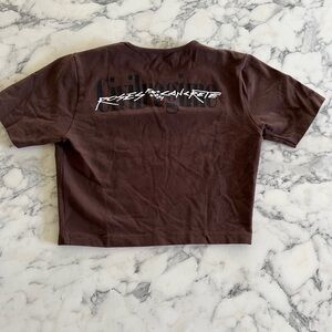 Civil Regime Roses from Concrete Crop Top